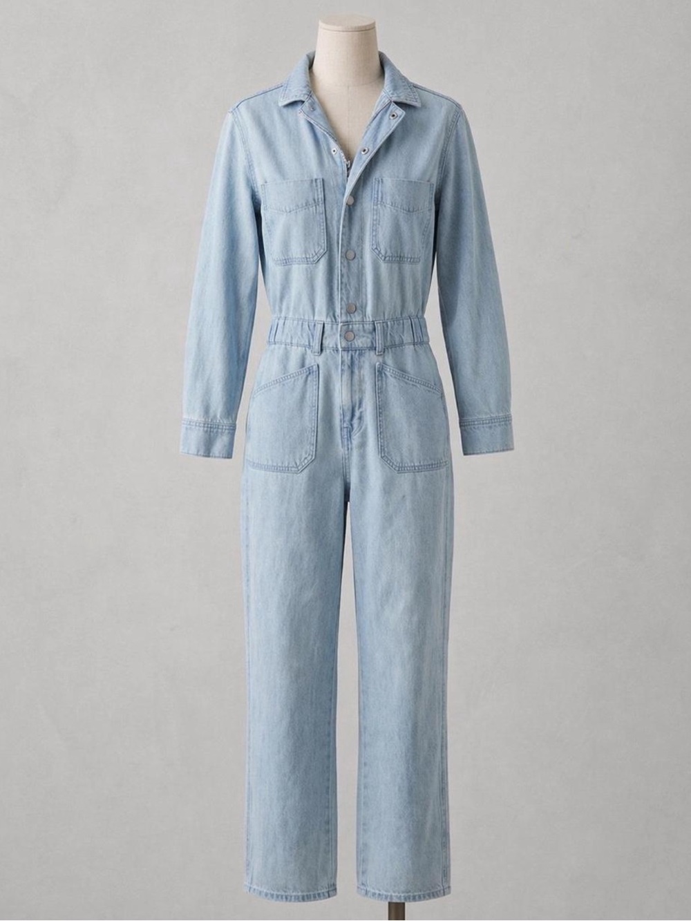 Universal Thread Light Blue Denim Overalls Jumpsuit